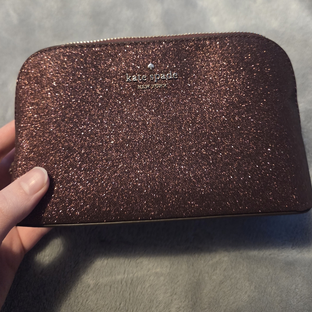 Kate Spade Glittery Cosmetic Bag